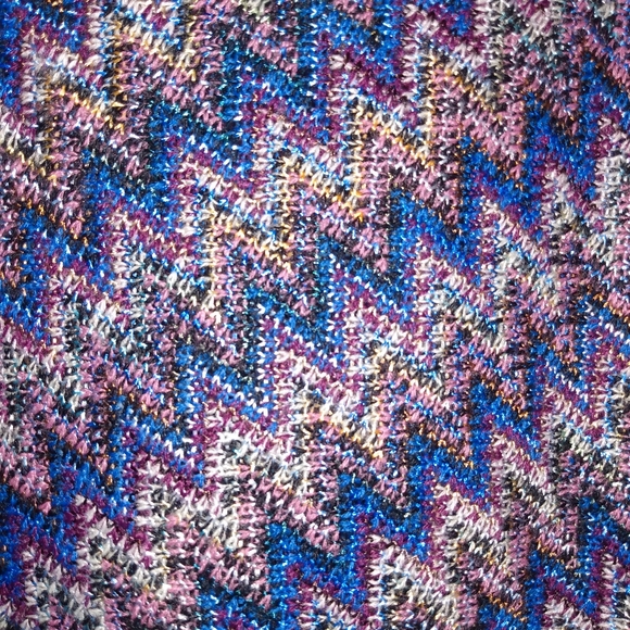 🔴 SALE Maeve Anthropologie Chevron Pattern Knit Sleeveless Dress - Picture 4 of 8